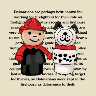 Little People Fire Fighter and Dalmatian T-Shirt