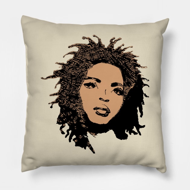 The Miseducation of Lauryn Hill Pillow by Native Culture