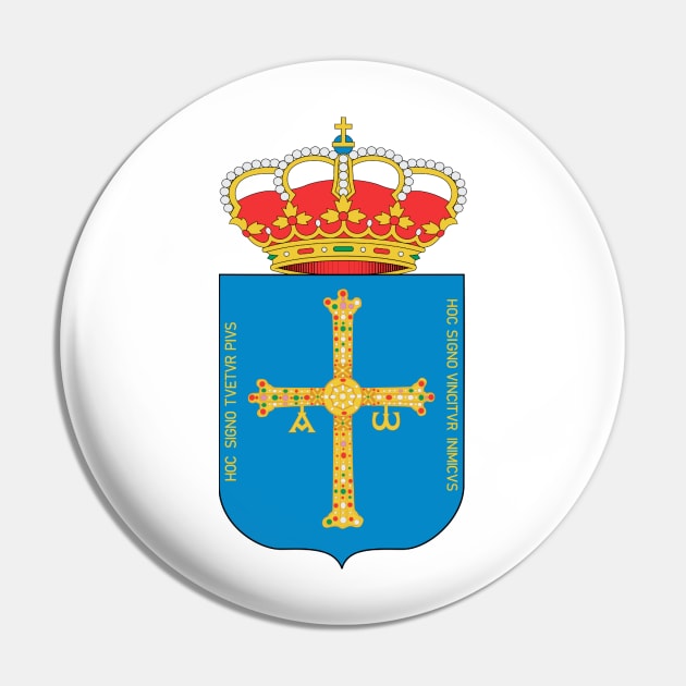 Coat of arms of Asturias Pin by Wickedcartoons