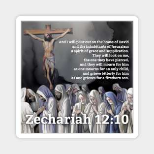 Zechariah 12:10 Magnet