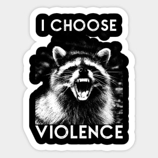 I Choose Violence Goose Stickers for Sale