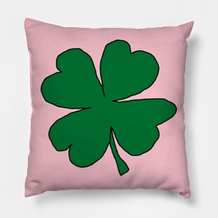 St Patricks Day Shamrock Pillow