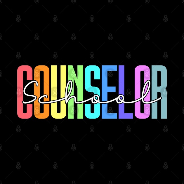 Colorful School Counselor by White Martian