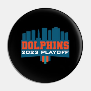 Dolphins 2023 Playoffs Pin