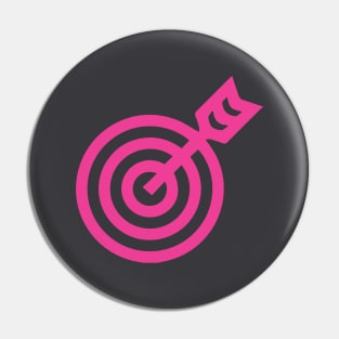 Bullseye, the Icon (Magenta) Pin