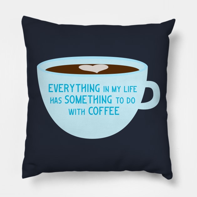 For the Coffee Enthusiast Pillow by MidnightSky07