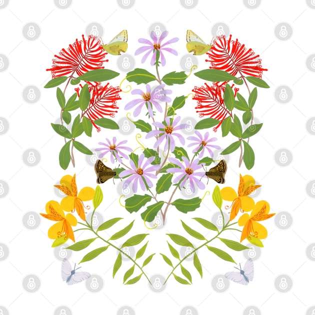 Folk retro florals by agus.cami