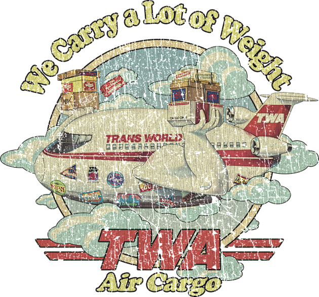 Trans World Air Cargo 1989 Kids T-Shirt by JCD666