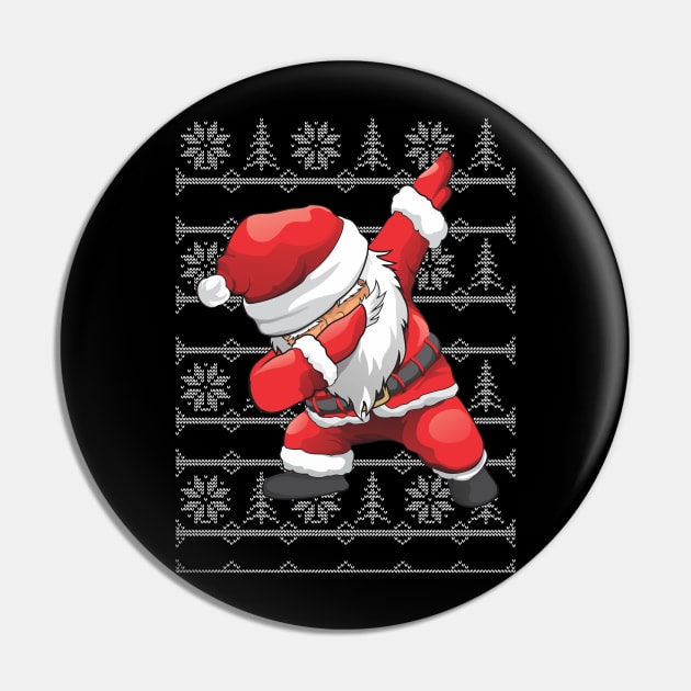 Funny Dabbing Santa Pin by dihart