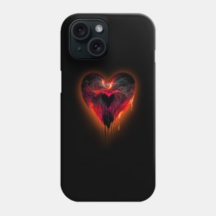 Burning Heart Phone Case