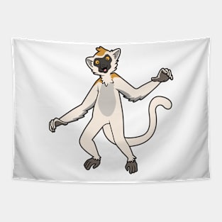 Kawaii Sifaka Tapestry