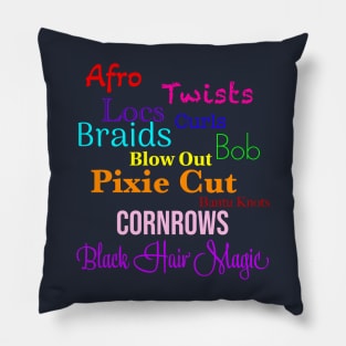 Black Hair Magic Pillow