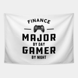 finance major by day gamer by night Tapestry