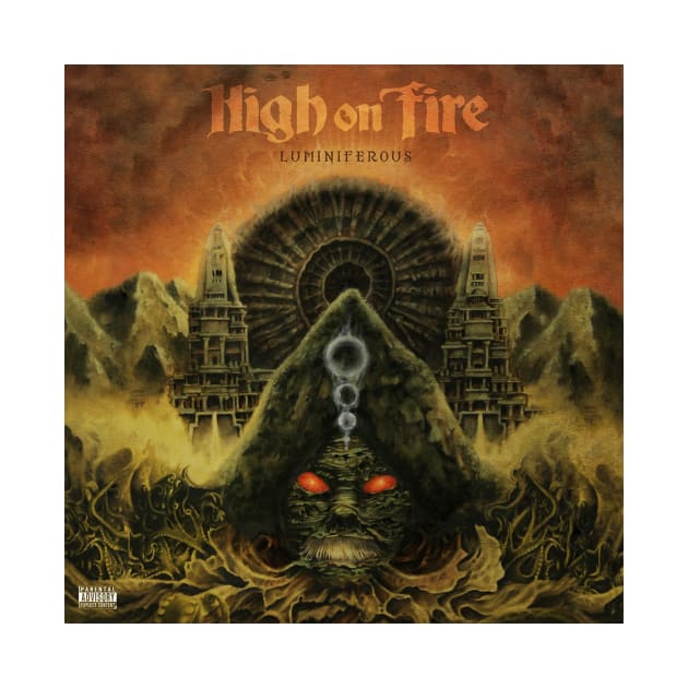 High On Fire Luminiferous Album Cover by Mey X Prints