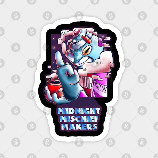 Midnight Mischief Makers Magnet by Hojyn