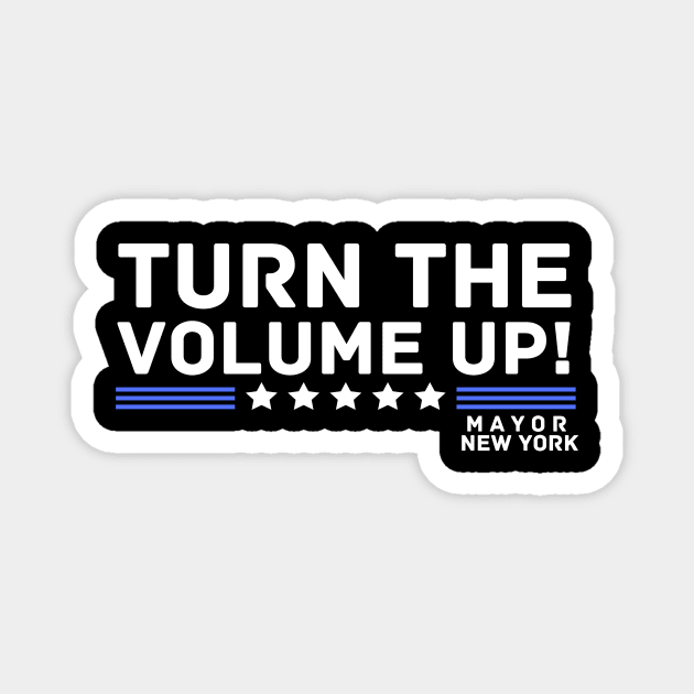 Turn The Volume Up Magnet by The WYLD Tribe