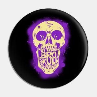 Broskull Small Logo V.1 Skeletor Design Pin