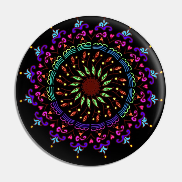 Colorful mandala art Pin by Fadmel