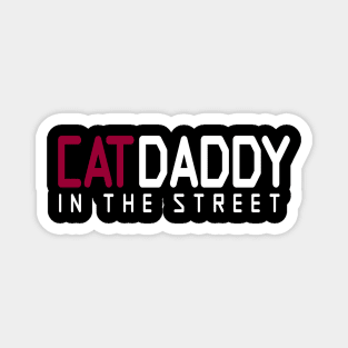 Cat Daddy In The Street Funny MEME Magnet