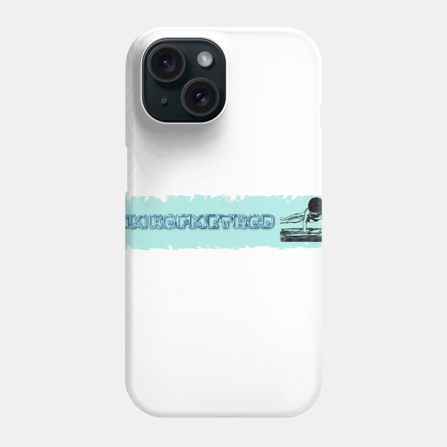 Ice Border + Icy letter + black stunt Phone Case by Kidrock96