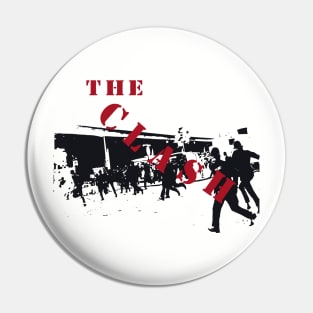 the clash of police Pin