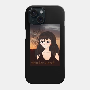 Mother Earth at sunset Phone Case