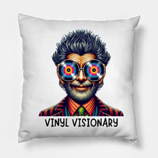 Vinyl Visionary Pillow