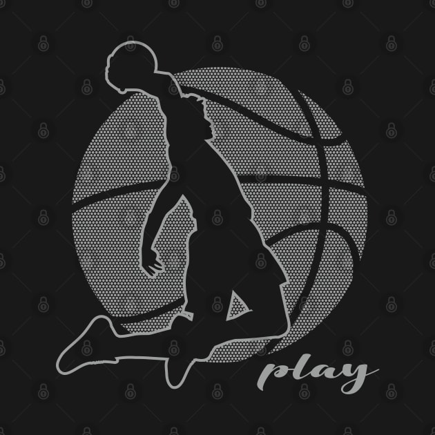 Basketball Player (monochrome) by lents