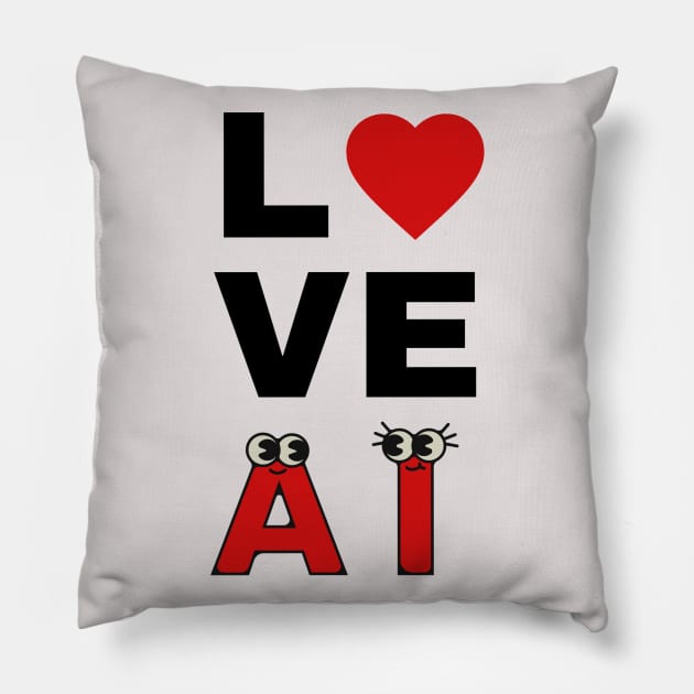 Love AI Pillow by RioDesign2020