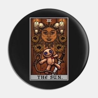 The Sun Tarot Card Halloween Voodoo Doll New Orleans Witchcraft Pin