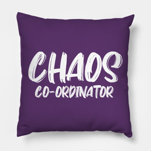 CHAOS COORDINATOR Pillow by King Chris