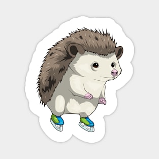 Hedgehog Ice skating Ice skates Magnet