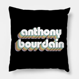 Retro Anthony Bourdain Pillow