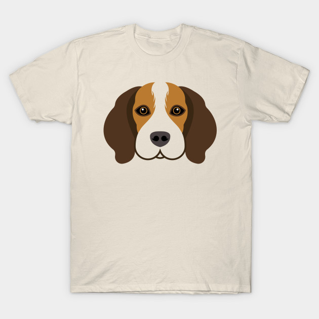 Disover Beagle Dog Face - Beagle - T-Shirt