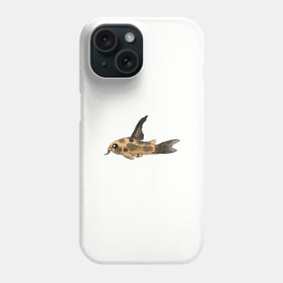 Longfin Peppered Cory Catfish Phone Case