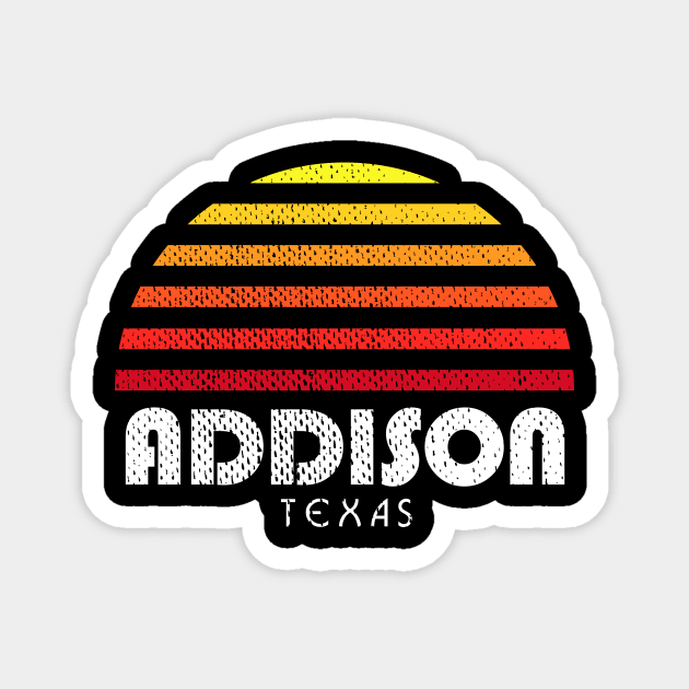 Addison Texas Vacation Sunset TX Magnet by PodDesignShop