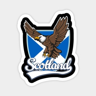 Scotland Eagle Logo travel patch Magnet