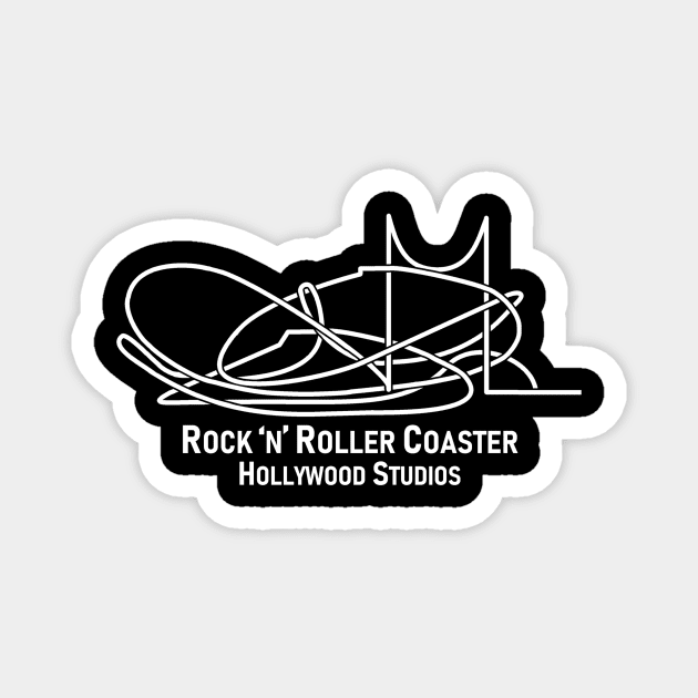 Rock 'n' Roller Coaster 2 Magnet by SpareFilm