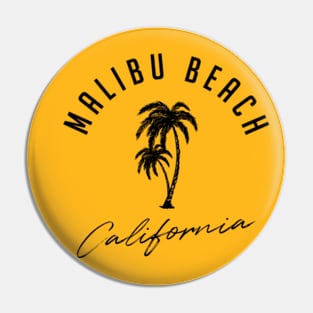 Classic Malibu beach california Pin