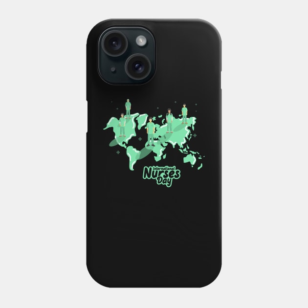 International Nurses Day Phone Case by A tone for life
