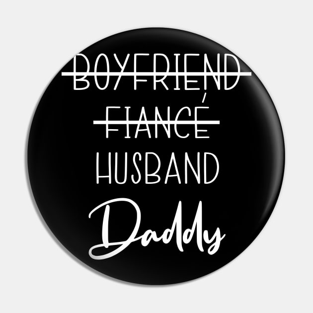 Daddy Mommy Pregnancy Announcement Couple Matching T-Shirt Pin by LotusTee