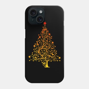 Merry Christmas tree 80s stars Phone Case