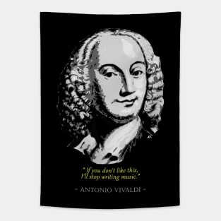 Antonio Vivaldi Quote Tapestry