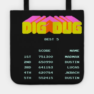 Dig Dug High Score Tote