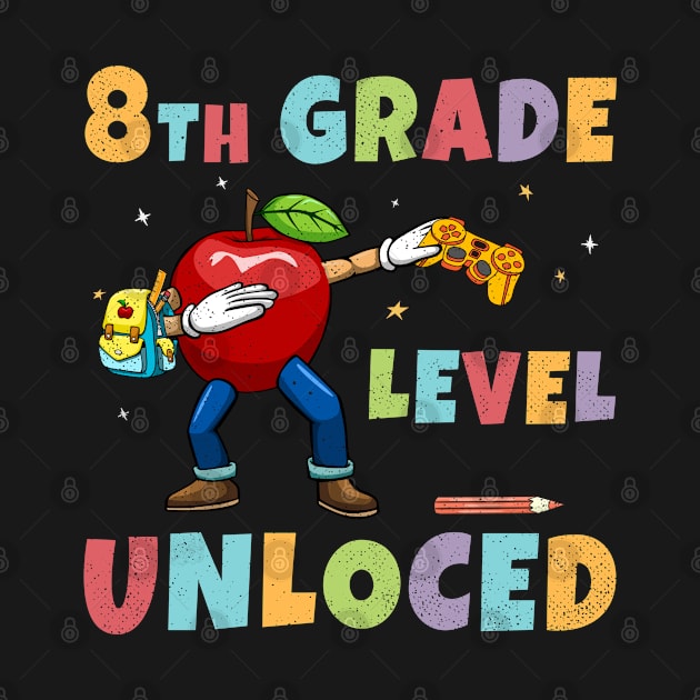 8th Grade Level Unlocked 1st Day Of School Video Gaming Lovers by kaza191