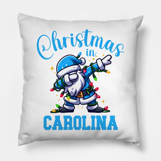 Christmas In Carolina Pillow by Etopix