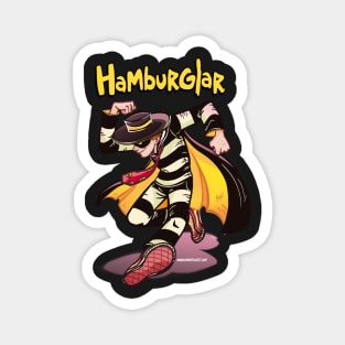 Hamburglar - Circle Jerks logo style Magnet