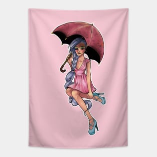 Spring Girl Tapestry