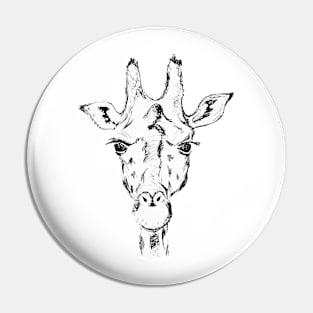 Giraffe face Pin