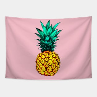 Pineapple Funny Hipster Fan Art Tapestry